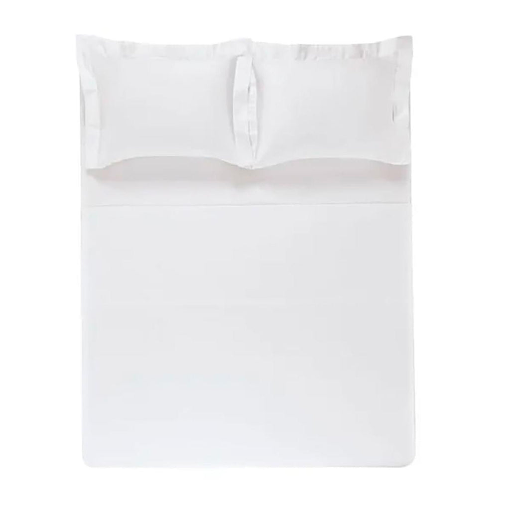Jogo de Cama Queen 300 Fios Karsten 100% Algodão Bossa Branco