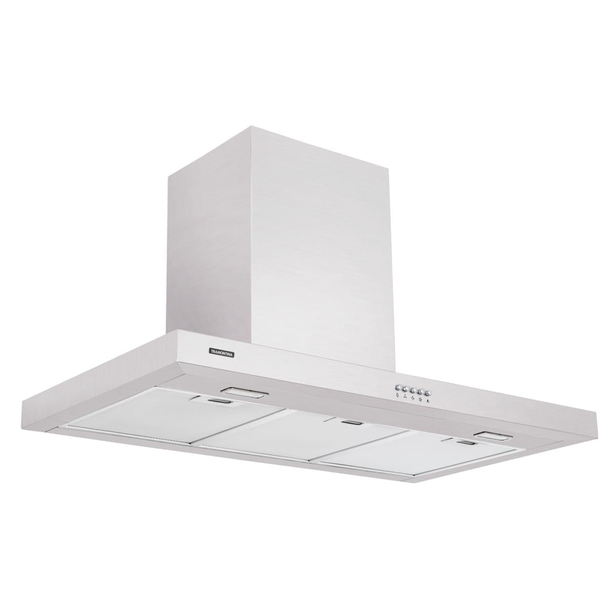 Coifa de Parede Tramontina New Dritta em Aço Inox 90 cm 127 V