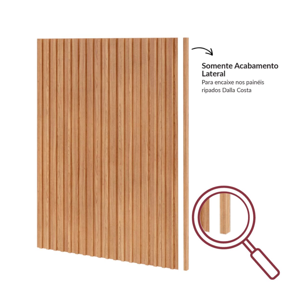 Fechamento Lateral em MDF para Painel Ripado 250 cm P11 Freijó Dalla Costa