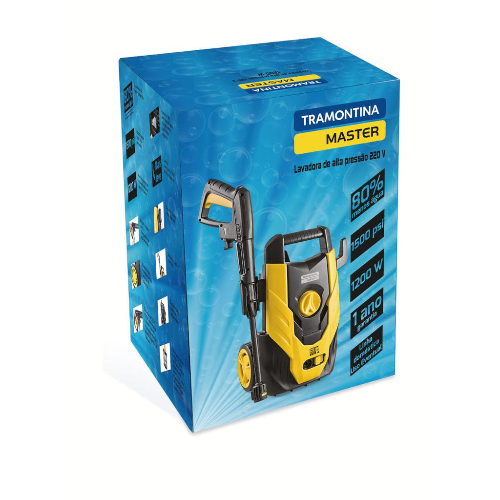 Lavadora de Alta Pressão Tramontina 1200W 127V com Mangueira 3m e Jato Regulável