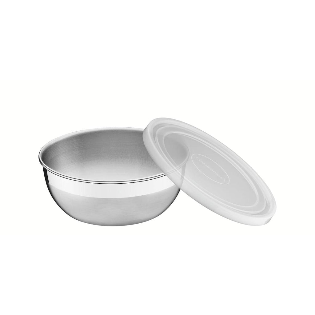 Pote Tramontina Freezinox Redondo em Aço Inox com Tampa Plástica 20 cm 2,2 L