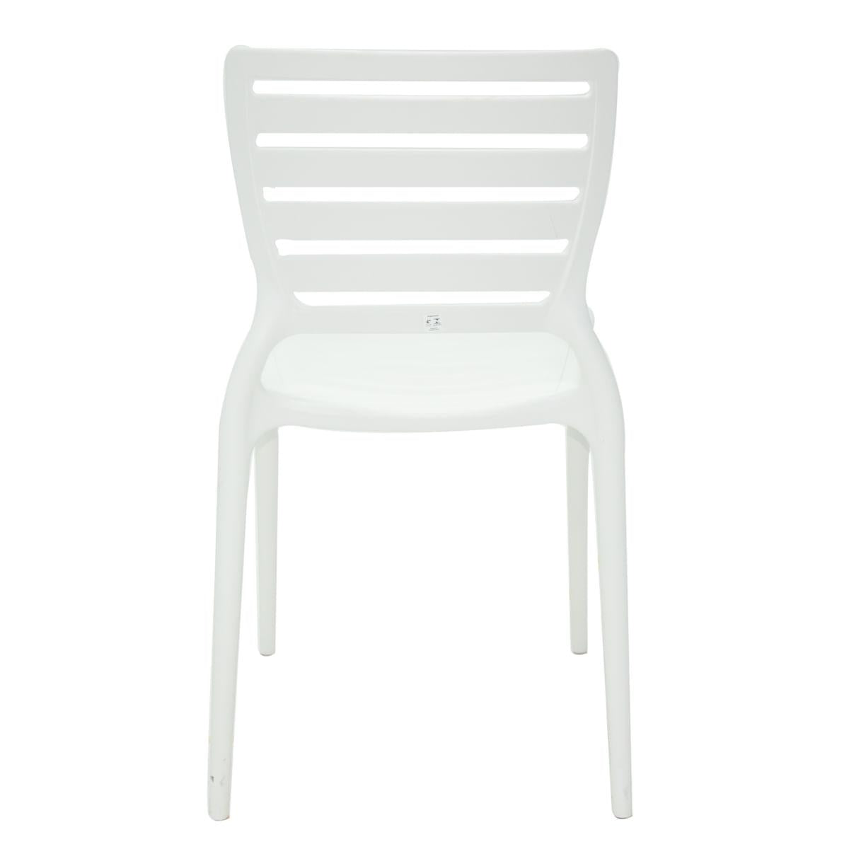 Cadeira Sofia encosto horizontal branca Tramontina 92237010