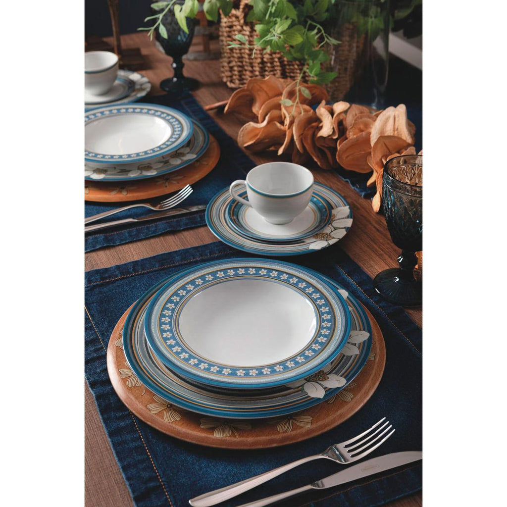 Aparelho de Jantar Tramontina Nix em Porcelana Decorada 30 Peças