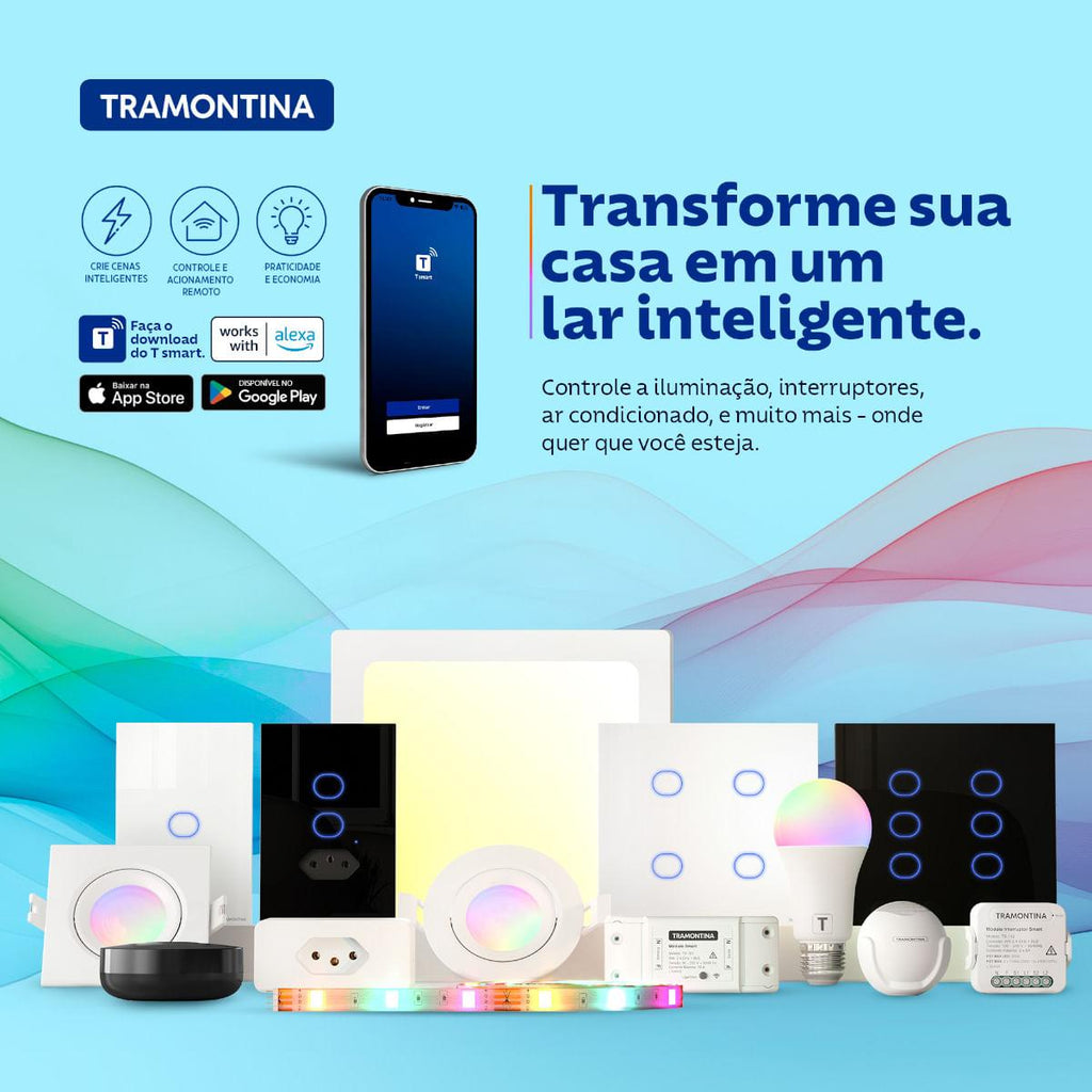 Fita LED Tramontina Smart CCT 5 Metros Controle via App