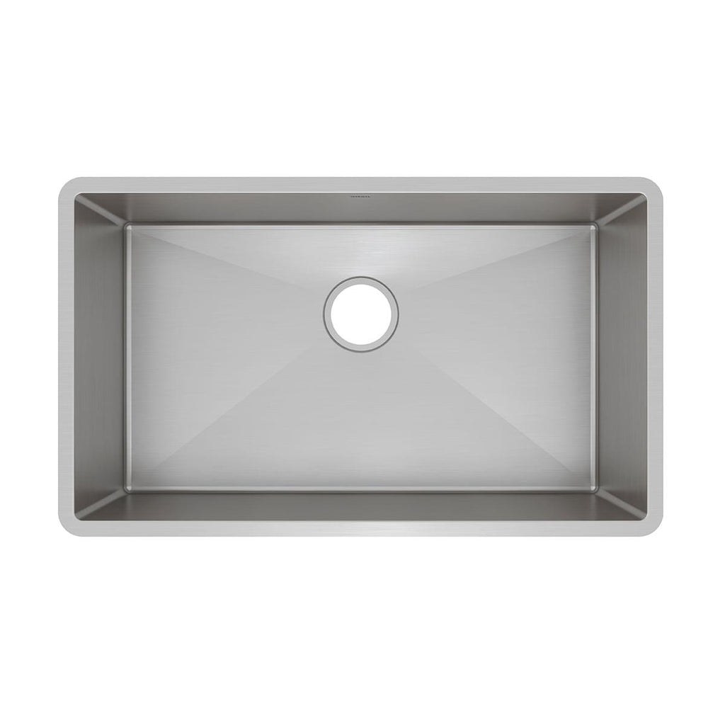 Cuba Mekal Reta LR70 em Aço Inox Escovado 70x40x23 cm com Válvula