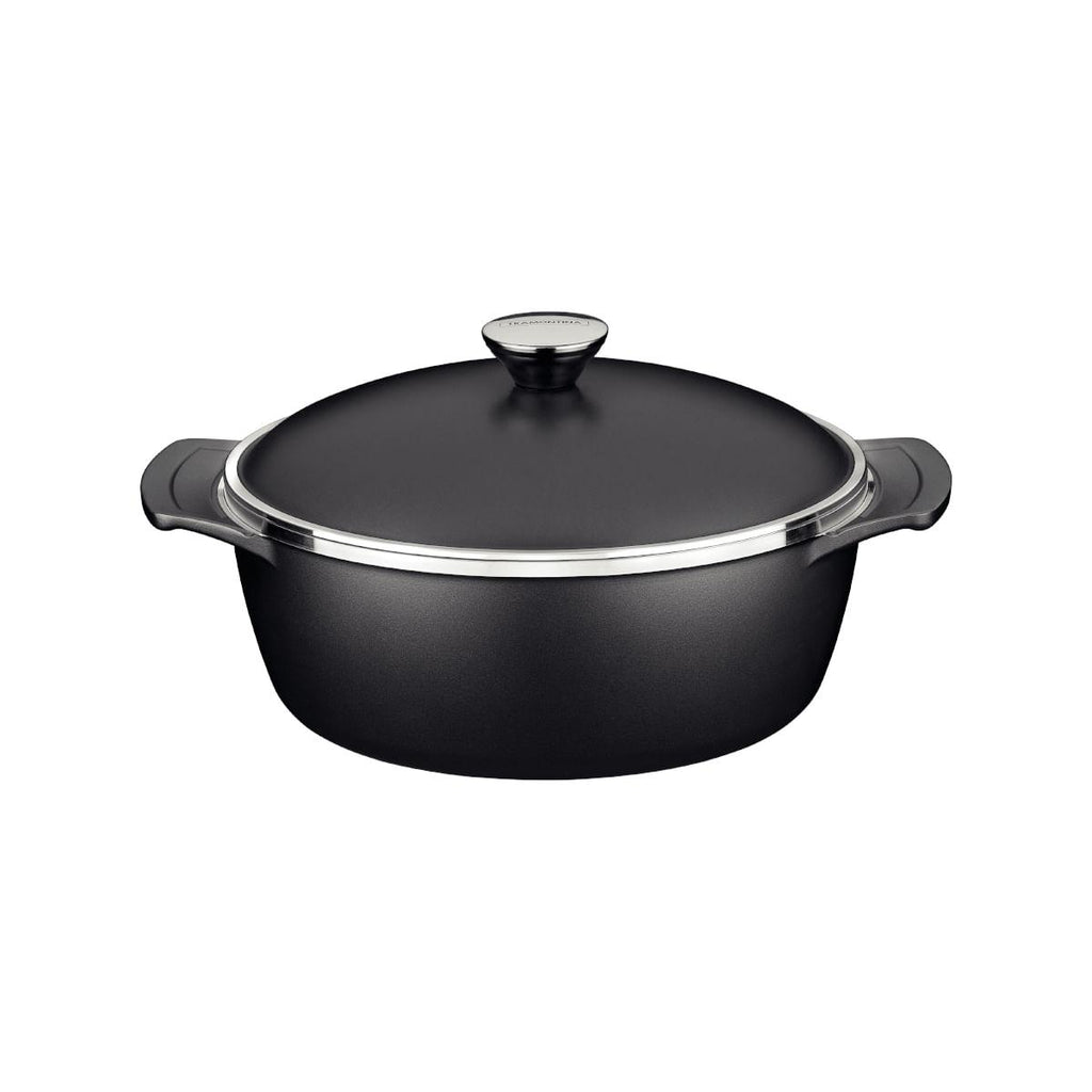 Caçarola Tramontina Lyon em Alumínio Starflon 24 cm 3,7 Litros Preto