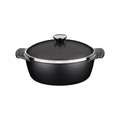 Caçarola Tramontina Lyon em Alumínio Starflon 24 cm 3,7 Litros Preto