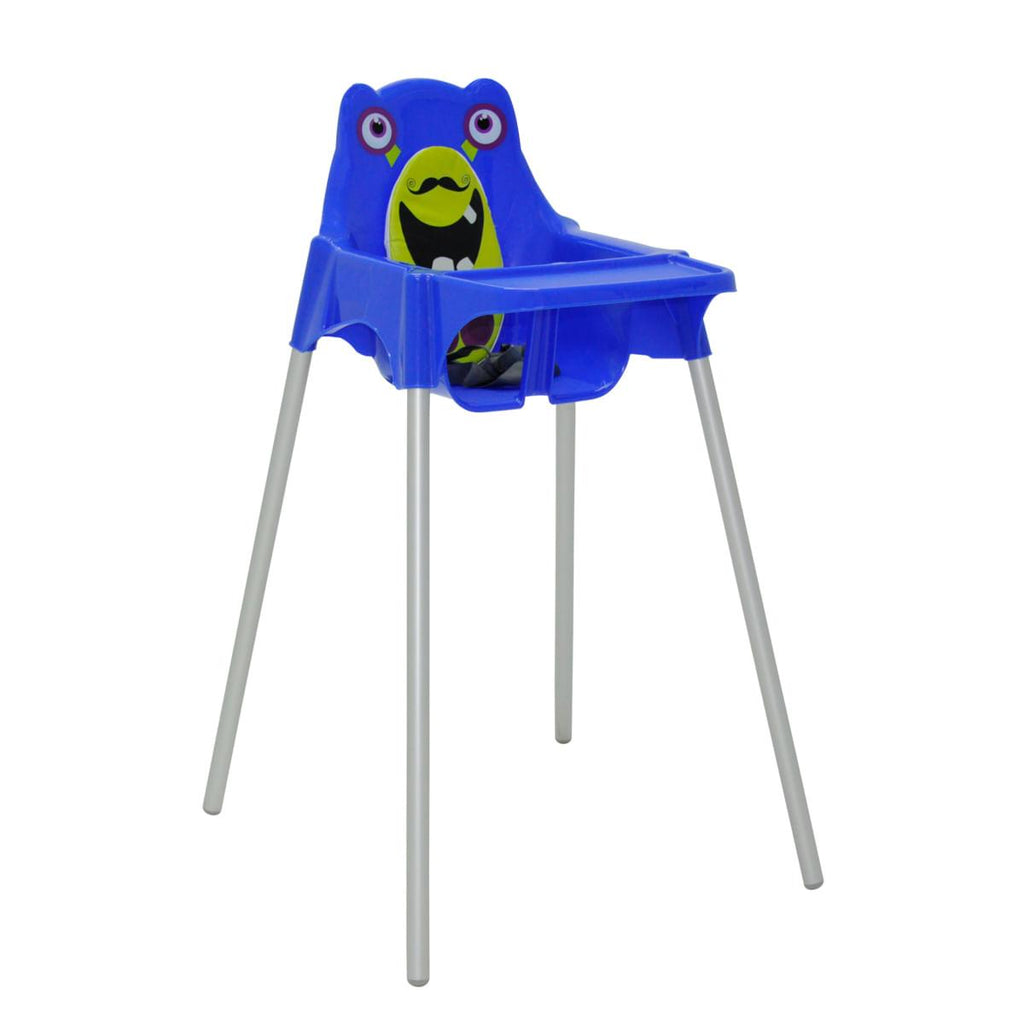 Cadeira para Refeição Infantil Tramontina Monster em Polipropileno Azul