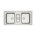Cuba de Sobrepor Tramontina Marea Deep 2.5C 34 Aço Inox Acetinado 100 x 50 cm