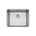 Cuba de Embutir Quadrum 50 U Undermount Tramontina 50x40x20 cm Aço Inox Acetinado