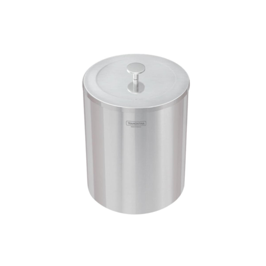 Lixeira Inox Tramontina Útil 5 Litros com Acabamento Scotch Brite