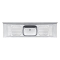 Pia de Apoio Tramontina Filo 56 Plus em Aço Inox 200 x 55 cm Standard
