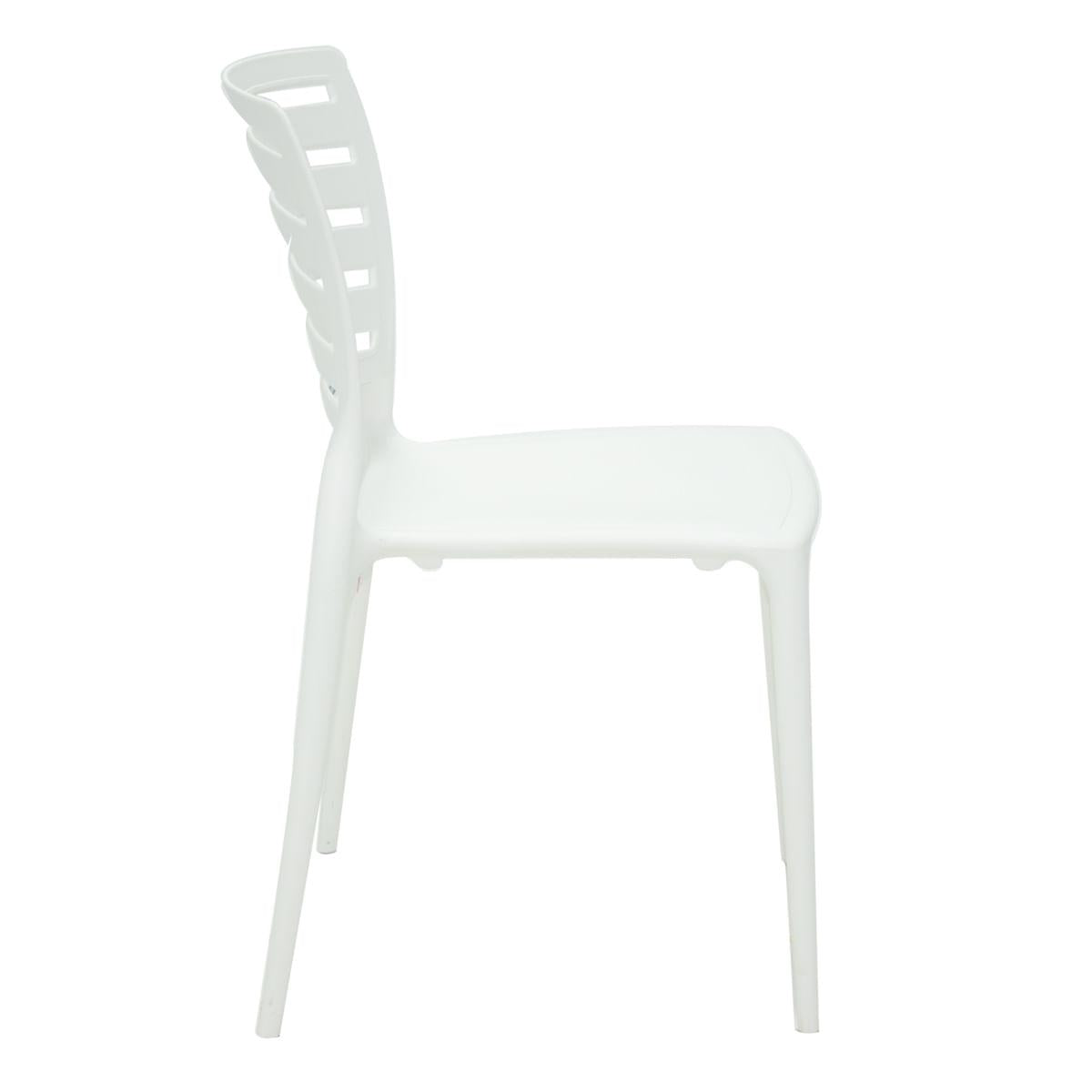 Cadeira Sofia encosto horizontal branca Tramontina 92237010