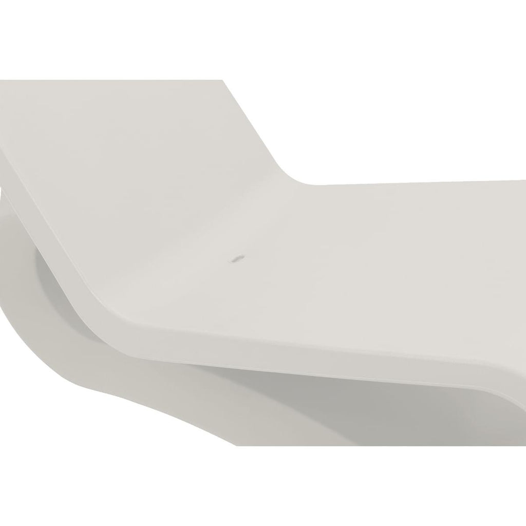 Espreguiçadeira Chaise Tramontina Octo em Polietileno Branco