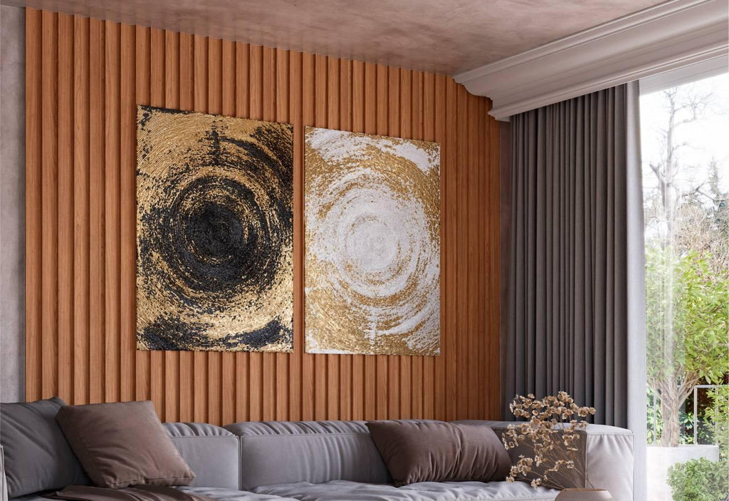Painel Ripado em MDF 89,5x183 cm Freijó PA72JJ Dalla Costa