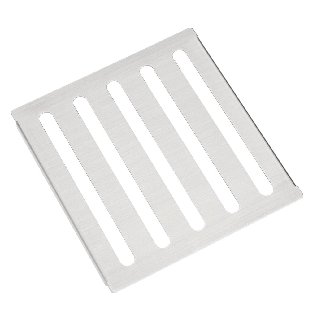 Escorredor Tramontina em Aço Inox Scotch Brite para Sobrepor no Canal Organizador 15x15 cm