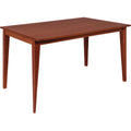 Mesa de Madeira Tramontina London Retangular 120 cm em Tauarí Amêndoa 6 Lugares