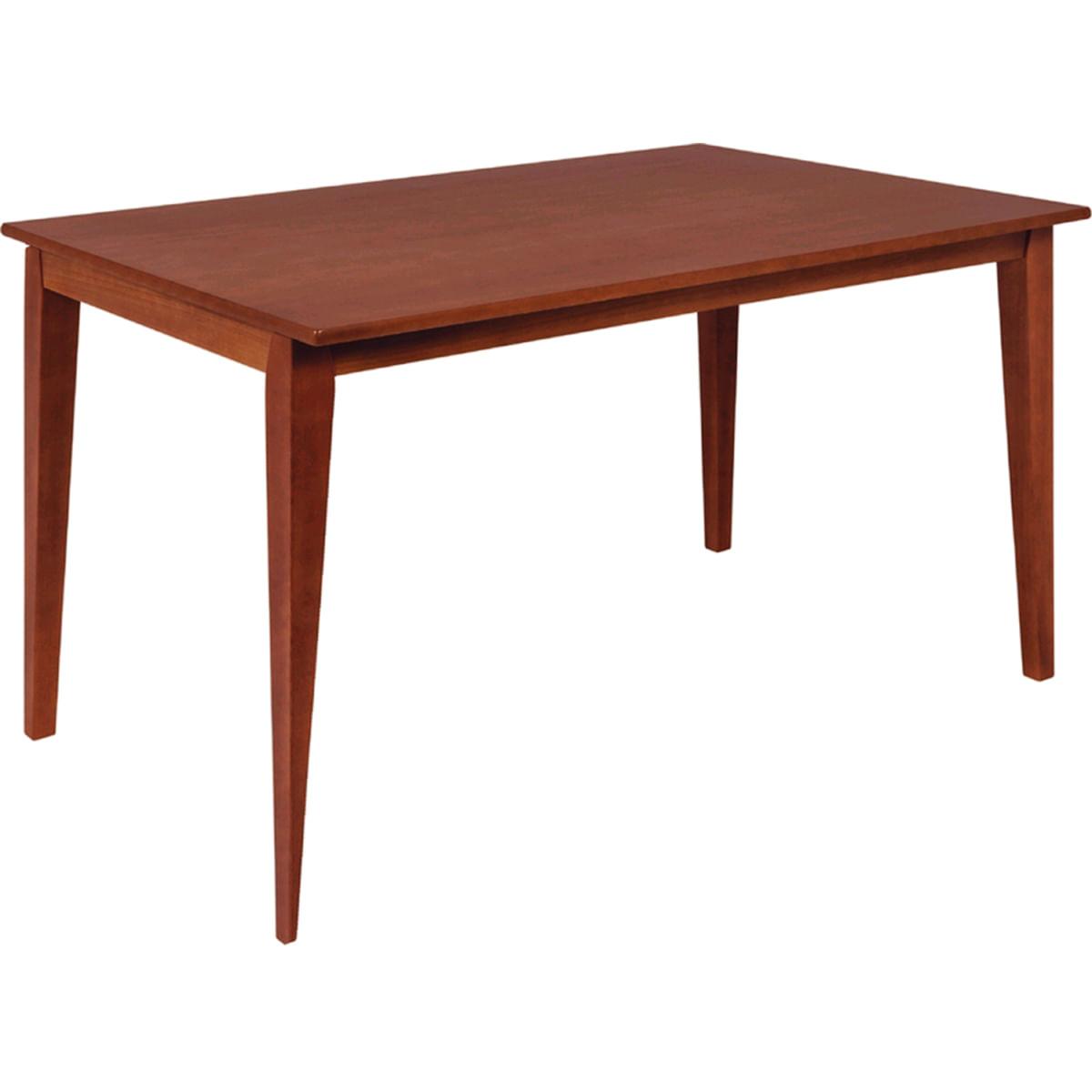 Mesa de Madeira Tramontina London Retangular 120 cm em Tauarí Amêndoa 6 Lugares