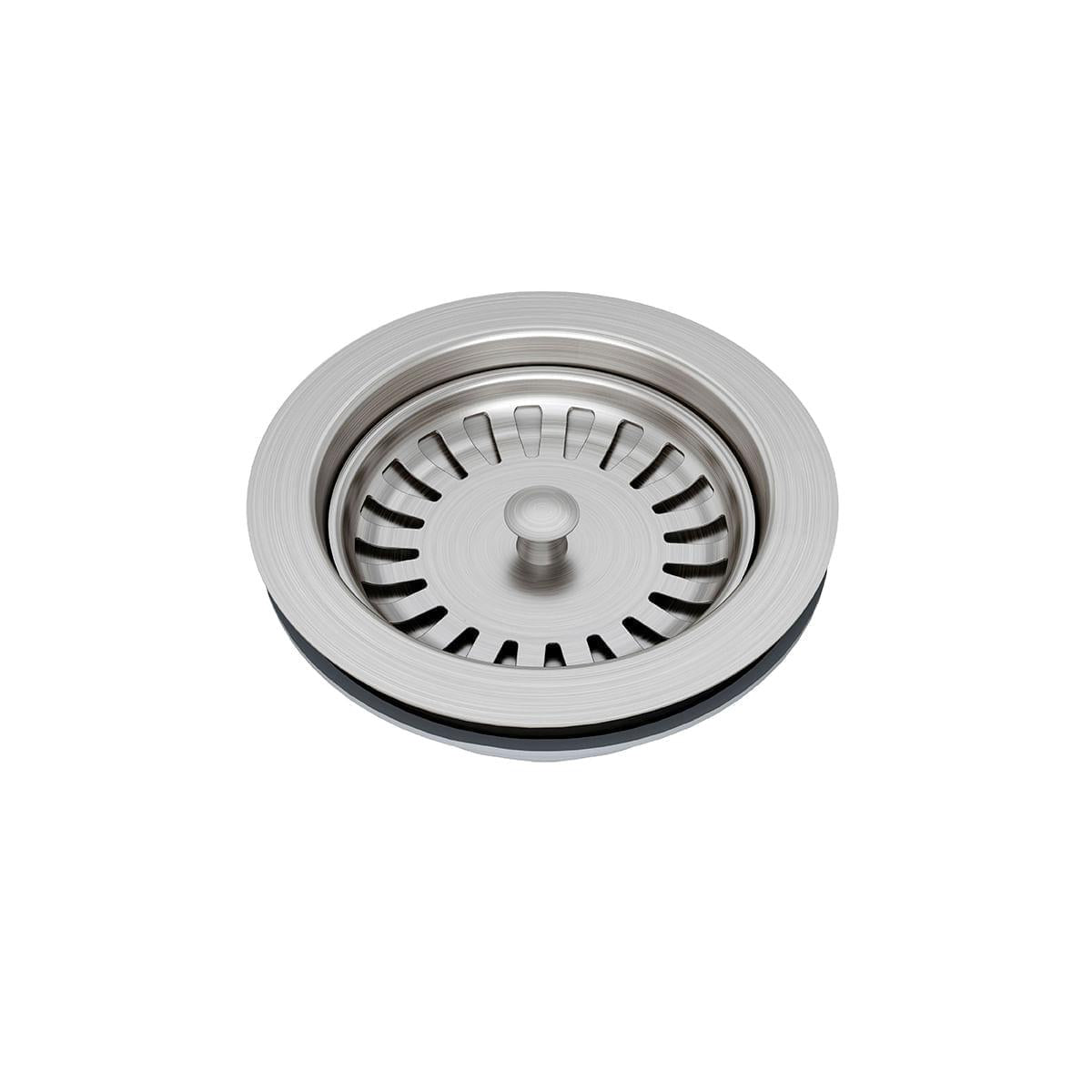 Cuba Mekal Reta LR70 em Aço Inox Escovado 70x40x23 cm com Válvula