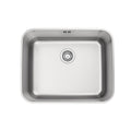 Cuba de Embutir Tramontina 50 x 40 cm Dora 50 BL em Aço Inox Acetinado com Válvula e Escape