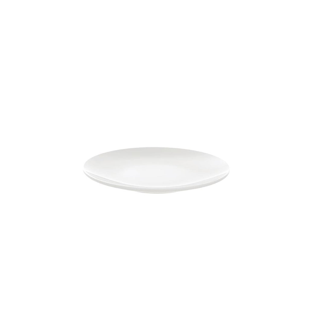 Prato Sobremesa Tramontina Leonora HO em Porcelana Branca 19 cm