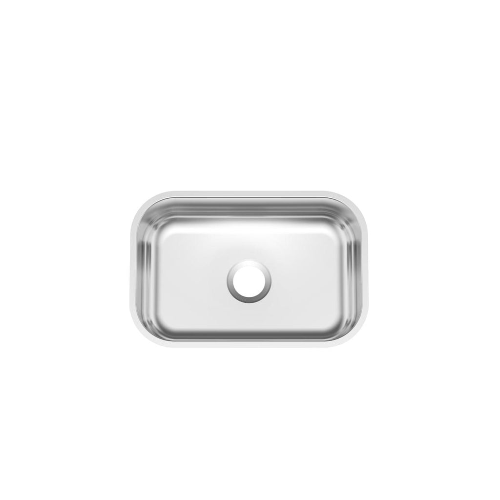 Cuba n.1 Tramontina 47 x 30 x 14 cm Lavínia 47 BL Standard em Aço Inox 430 Polido Sem Válvula