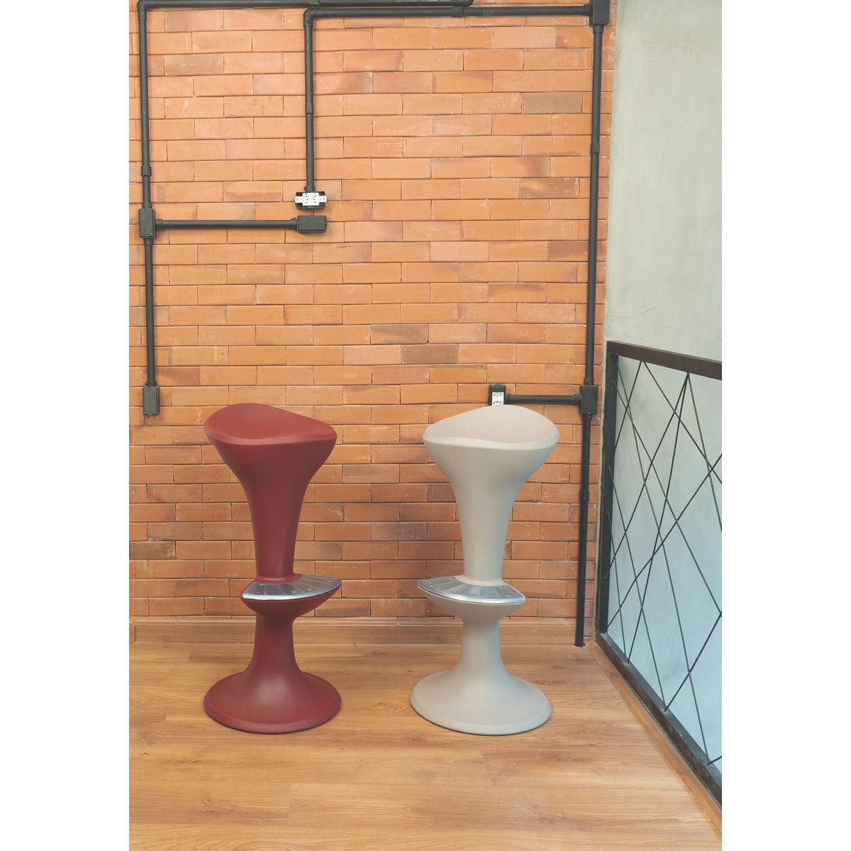 Banco Alto Pepe Grafite 40x86 cm Tramontina 92700007