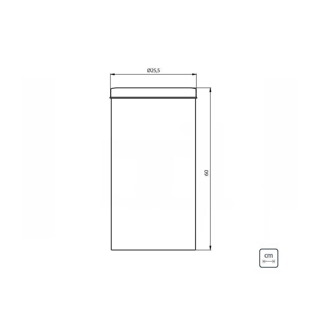 Lixeira Inox Tramontina Institucional com Acabamento Scotch Brite 30 Litros