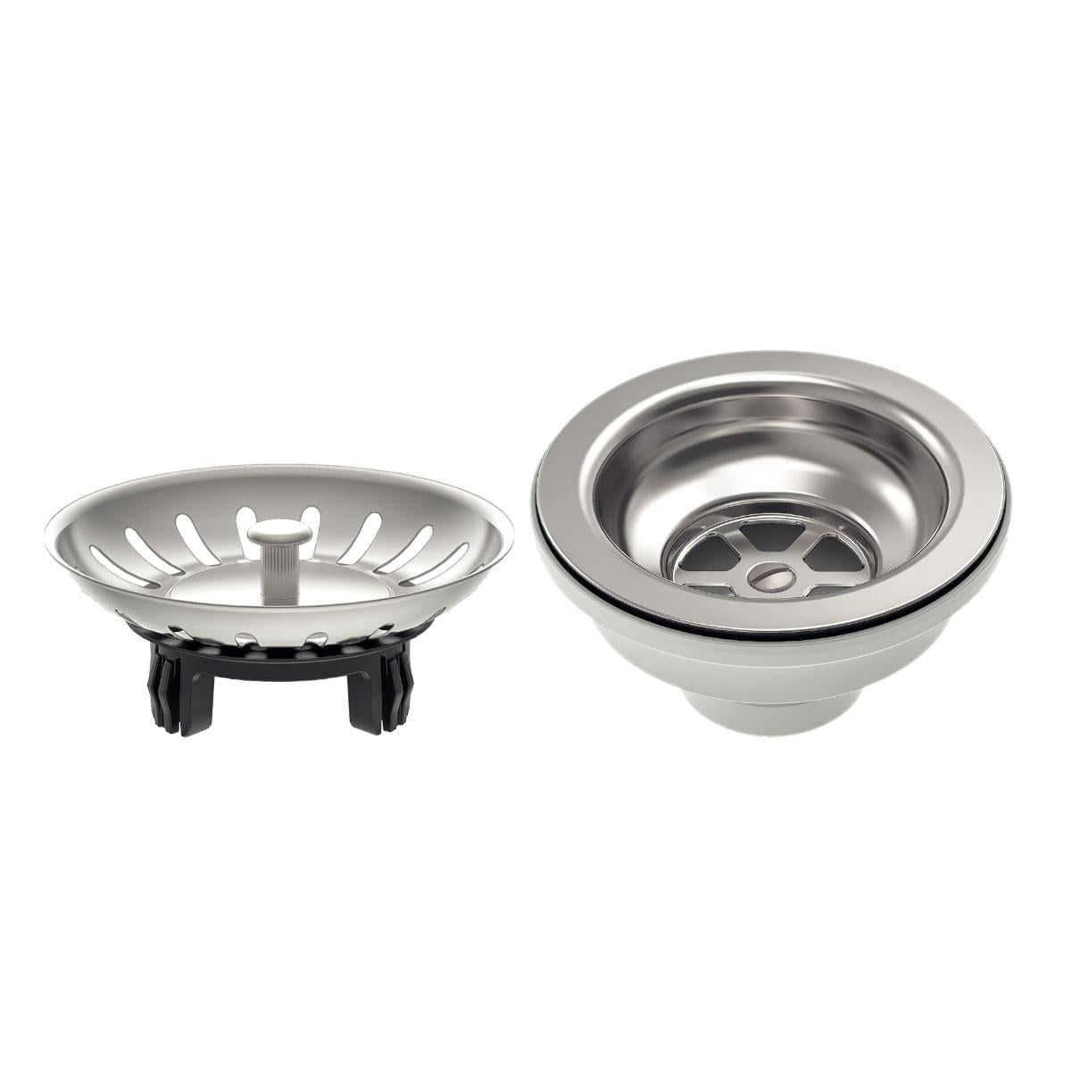 Cuba de Sobrepor Tramontina Marea Deep 2C 34 em Aço Inox Acetinado 86 x 50 cm