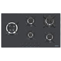 Cooktop a Gás Tramontina Penta Side Plus 5GG B Tri 90 em Vidro Temperado Preto