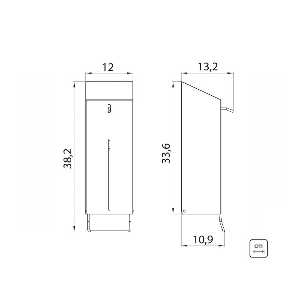Dispenser para Sabão e Álcool Gel Tramontina em Aço Inox Scotch Brite e Recipiente em PET 1 Litro