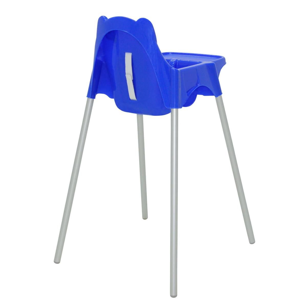 Cadeira para Refeição Infantil Tramontina Monster em Polipropileno Azul